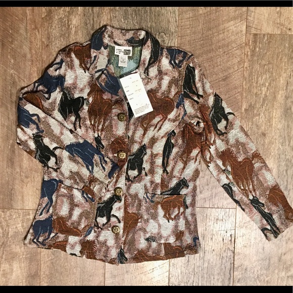 Step in Style Jackets & Blazers - Vintage Western Horse Cowgirl Blazer